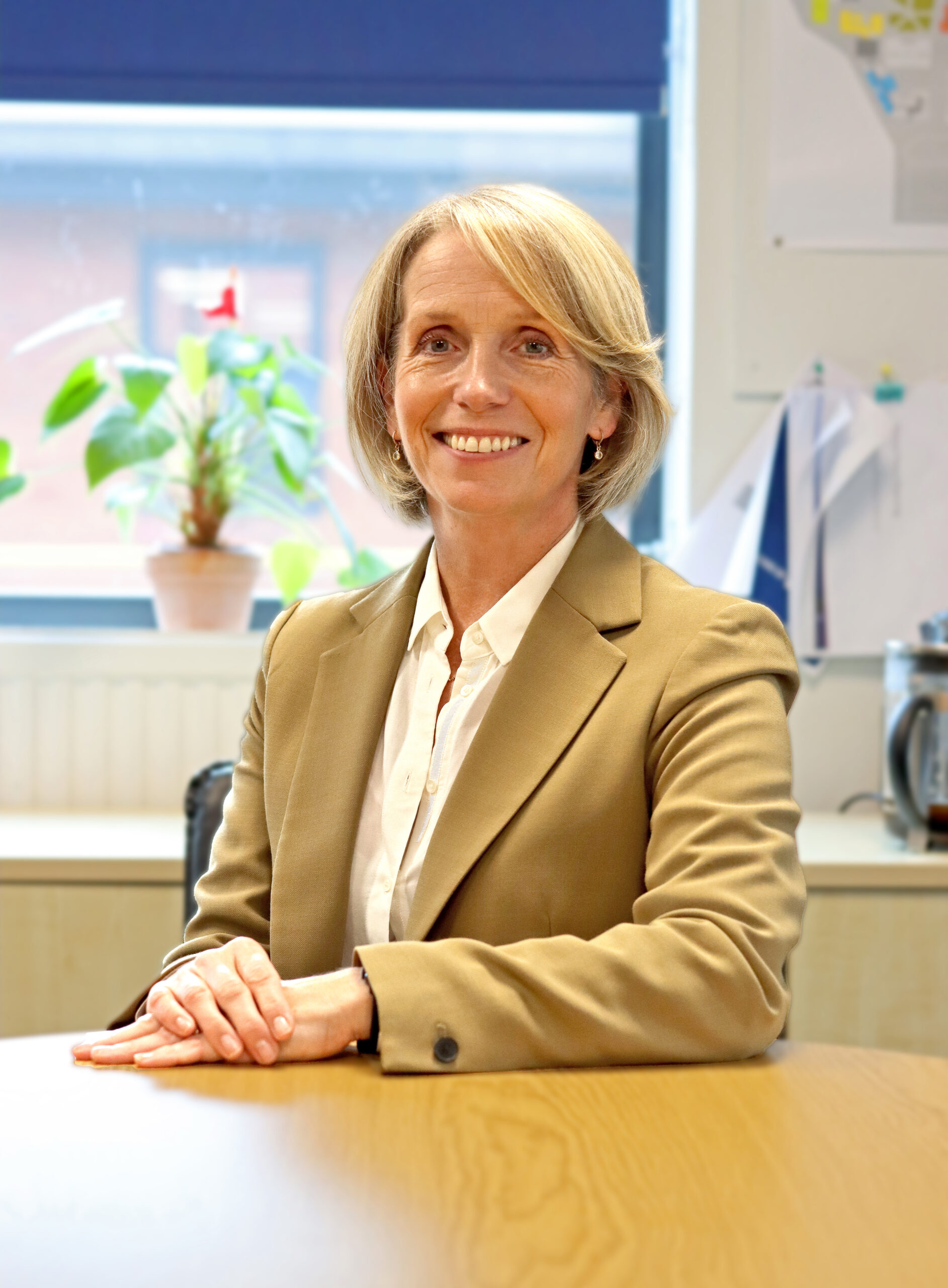 Mrs J Thorogood, Principal of Rainhill High School