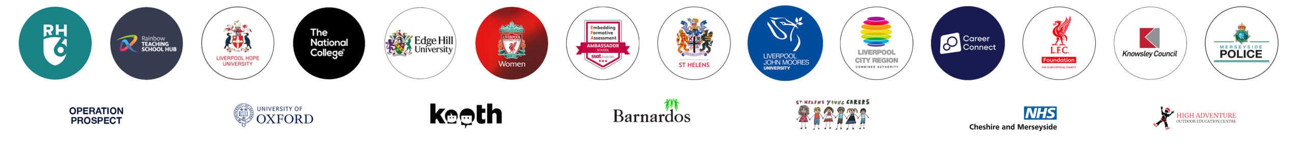 Organisations working in partnership with Rainhill High School